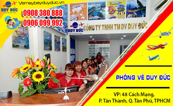 Phòng vé máy bay Hồ Chí Minh online giá rẻ