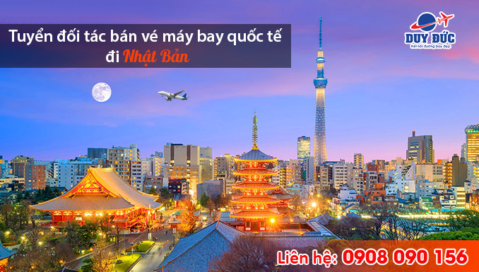 Tuyển đối tác bán vé máy bay quốc tế đi Nhật Bản