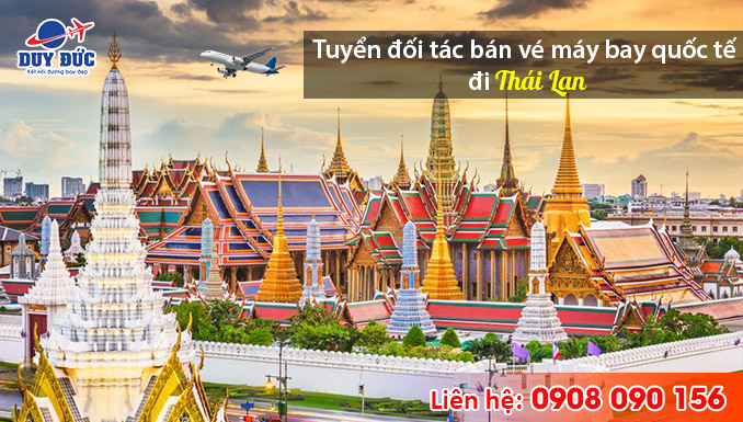 Tuyển đối tác bán vé máy bay quốc tế đi Thái Lan