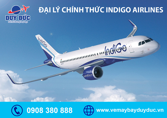 Việt Mỹ Đại lý chính thức hãng Indigo Airlines