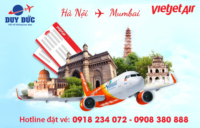 Vietjet Air mở đường bay mới Hà Nội - Mumbai