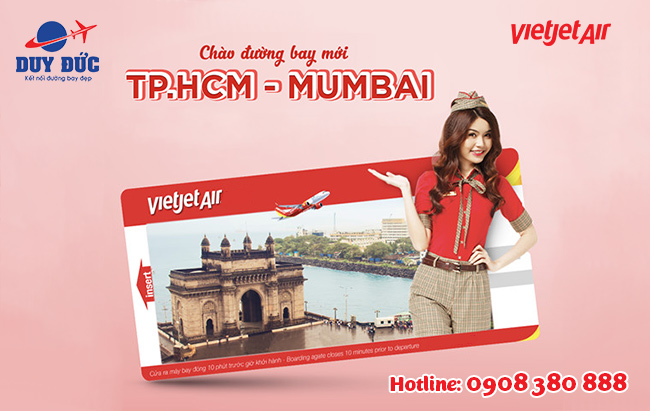 Vietjet Air mở đường bay thẳng TPHCM - Mumbai