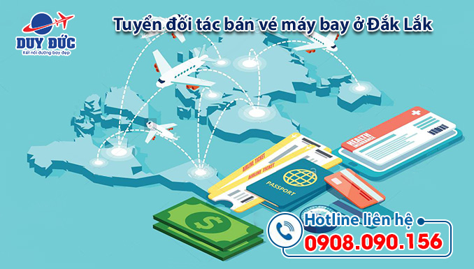 Việt Mỹ tuyển đối tác bán vé máy bay ở Đắk Lắk