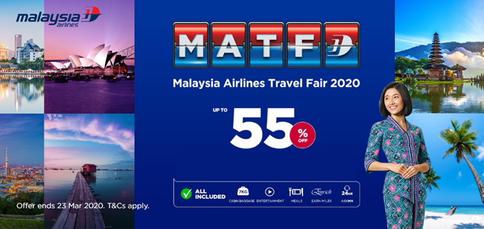 Malaysia Airlines ưu đãi đến 50% giá vé