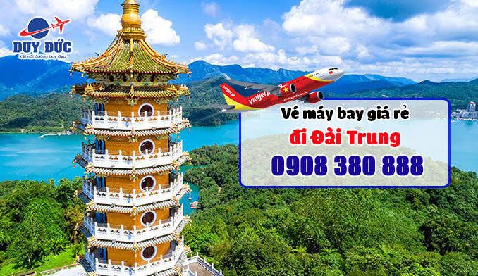 Đặt vé máy bay đi Đài Trung (RMQ) Đài Loan tại Tây Ninh