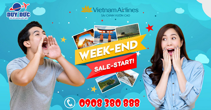 Vietnam Airlines ưu đãi giá vé cuối tuần