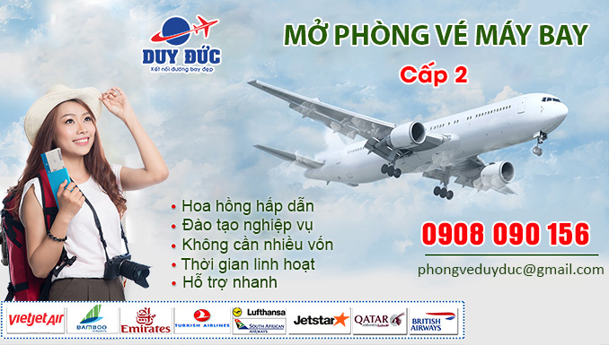 Mở phòng vé máy bay tại Nam Định không cần vốn