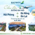 Bamboo Airways mở hai đường bay mới Hải Phòng – Đà Nẵng và Hải Phòng – Đà Lạt