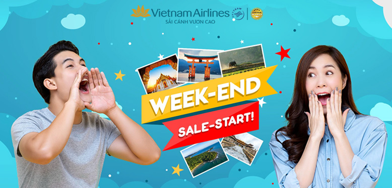 Vietnam Airlines ưu đãi cuối tuần giảm tới 40% giá vé