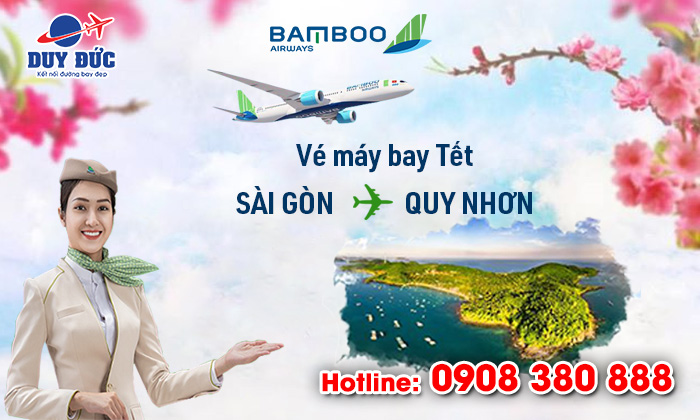 Vé Tết Sài Gòn Quy Nhơn hãng Bamboo Airways bao nhiêu tiền ?
