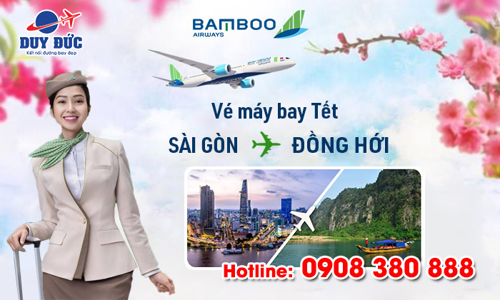 Vé Tết Sài Gòn Đồng Hới hãng Bamboo Airways bao nhiêu tiền ?