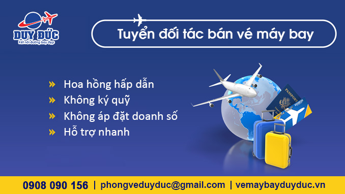 Tuyển đối tác bán phòng vé máy bay Việt Mỹ tại Lào Cai