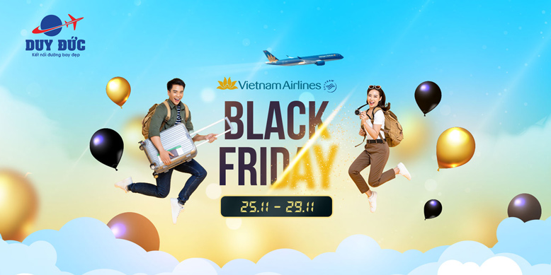 Black Friday 2020 - Vietnam Airlines giảm toàn bộ 15% mức giá