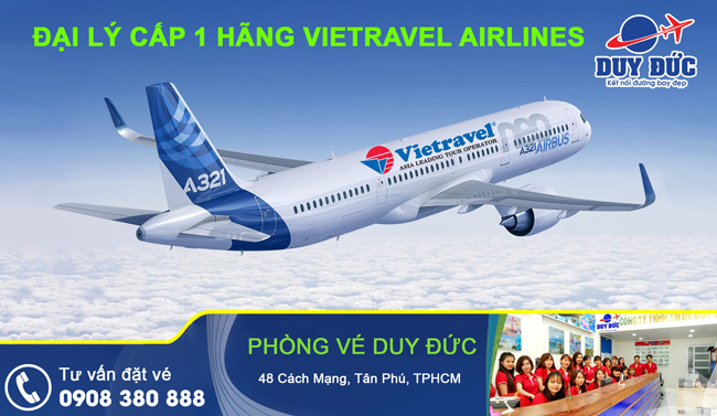 Việt Mỹ đại lý cấp 1 hãng Vietravel Airlines