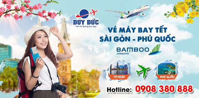 Vé Tết Sài Gòn Phú Quốc hãng Bamboo Airways bao nhiêu tiền ?