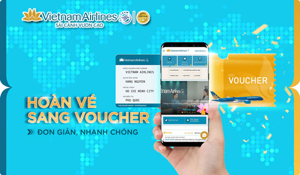 Hành khách Vietnam Airlines bị ảnh hưởng bởi Covid được hoàn vé ra Voucher