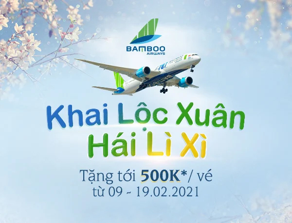 Khai Lộc Xuân - Hái Lì Xì - Bamboo Airways