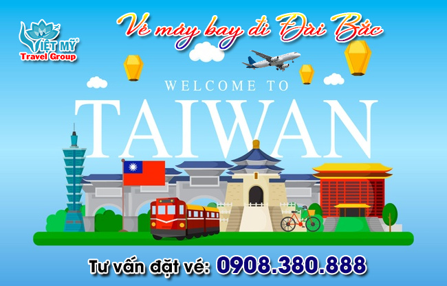 Đại lý bán vé máy bay đi Đài Bắc (TPE) Đài Loan tại Bình Định