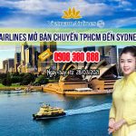 Vietnam Airlines mở bán chuyến TPHCM đến Sydney nước Úc