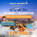 Chỉ từ 327k có ngay vé bay đi Bangkok – Thái Lan