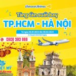 Tết này Vietravel Airlines tăng tần suất chặng Hà Nội – Tp.Hcm